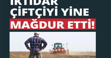 Tarlada hesap tutmuyor...